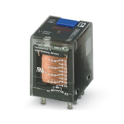 Phoenix Contact Plug-in Solid State Relay, 110V dc Coil, 10mA, 4PDT