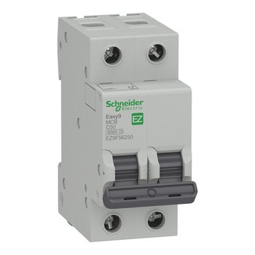interruptor miniatura, Easy9, 2P, 50 A, curva C, 6000 A (interruptor miniatura Easy9) is a Schneider Electric product. Designed for reliable performance and long service life. Available across Iraq — contact us for pricing and delivery options.