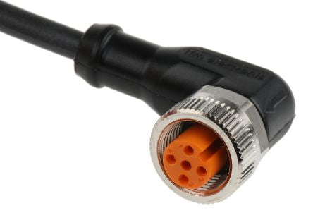 ifm electronic Female 4 way M12 to Unterminated Sensor Actuator Cable, 5 m