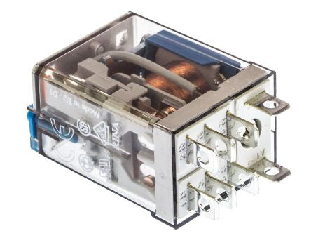 Finder Power Relay, 24V dc Coil, 12A Switching Current, DPDT
