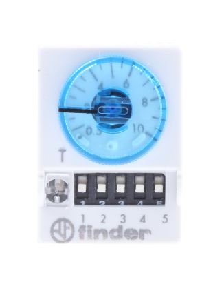 Finder 85 Series Timer Relay, 4-Contact, 48 V dc 48V ac, 0.05 to 100 s, 5 to 100 h, 3 to 100 min,