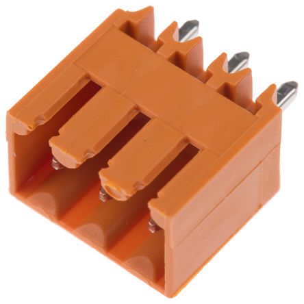 Weidmüller OMNIMATE SL Series Pluggable Terminal Block, 3-Contact, 3.5 mm Pitch, 1 Row, 1604480000