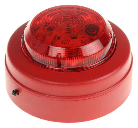 Eaton Fulleon, Solista Maxi Series Red Flashing Beacon 60V dc, LED Bulb Surface, IP65, IP54