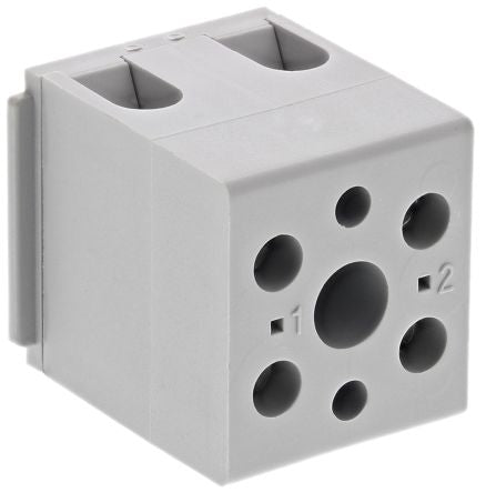 Phoenix Contact UK Series Non-Fused Terminal Block, 2-Way, 12AWG, 24 AWG Wire, 32A Screw