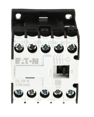 Eaton DILEM Contactor, 230V ac Coil, 3-Pole, 9 A, 4 kW 230V ac, 3 NO, 400V ac