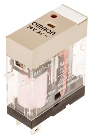 Omron Power Relay, 24V ac Coil, 10A Switching Current, SPDT