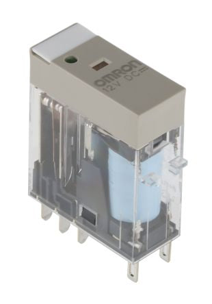 Omron Power Relay, 12V dc Coil, 5A Switching Current, DPDT