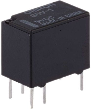 Omron PCB Signal Relay, 5V dc Coil, 2A, SPDT