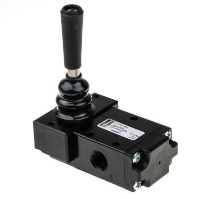 Parker Lever Pneumatic Manual Control Valve B53 Series, G G 1/4, III B