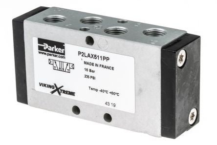 Parker Pneumatic Solenoid Valve - Pilot NPT, BSPP Viking Xtreme Series