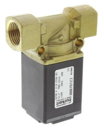 Burkert Solenoid Valve 078723, 2 Port, NC, 230V ac