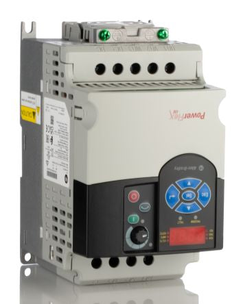 Allen Bradley Inverter Drive, 1.5 kW, 1 Phase, PowerFlex 4M Series 240V ac 8 A