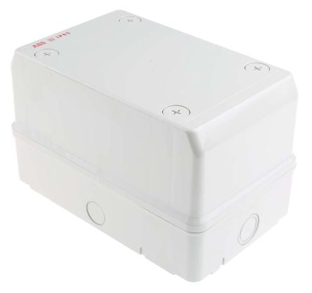 ABB Grey Polycarbonate Junction Box, IP65, 140 mm, 140mm 220 mm