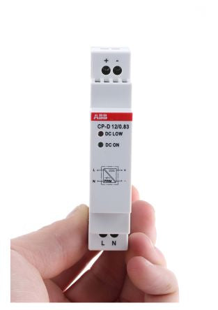 ABB CP-D Switched Mode DIN Rail Power Supply 240V ac AC/DC Input 12V dc, 800 mA Output DC 10 W