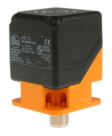 ifm electronic IM5115 Block Inductive Proximity Sensor PNP IM5115 36V 20 mm 36 V dc 200mA