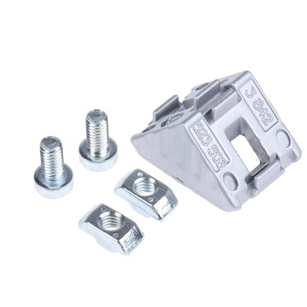 Bosch Rexroth M4 x 8 Angle Bracket, Connecting Component, Strut Profile 20 mm, Groove Size 6.8 mm