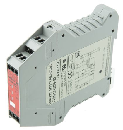 Omron G9SB, 24V ac/dc Safety Relay, 2 Safety Contacts