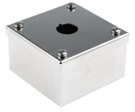 ABB Stainless Steel ABB Compact Push Button Enclosure - 1 Hole 22 mm Diameter