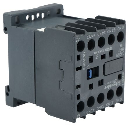Schneider Electric TeSys K Contactor, 110V ac Coil, 4-Pole, 10 A 110V ac, 4 NO, 690V ac