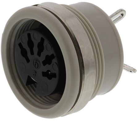 Hirschmann, 3100 3 Pole Straight Standard DIN Socket, DIN 41524, 4A, 34V ac/dc IP30, Panel Mount Female