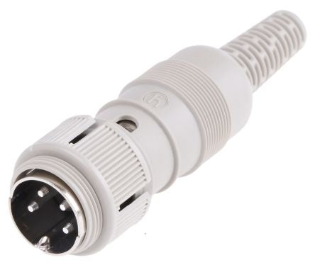 Hirschmann, MAS 4 Pole M16 DIN Plug IP30, Screw Lock