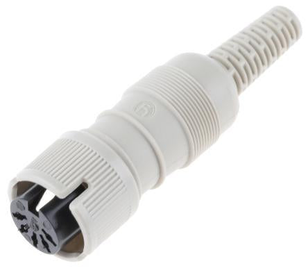 Hirschmann, 5100 5 Pole Straight DIN Socket, DIN 41524 IP30, Screw Lock, Cable