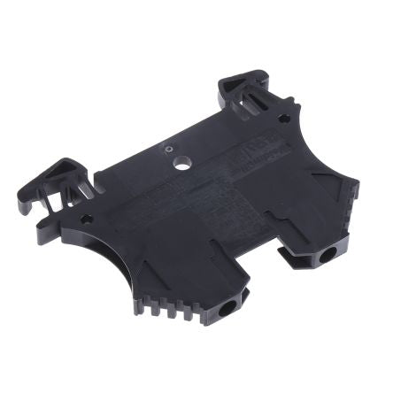 Weidmüller 1020010000 WDU Series Feed Through Terminal Block Black, 2.5mm², 1-Level, Screw, ATEX