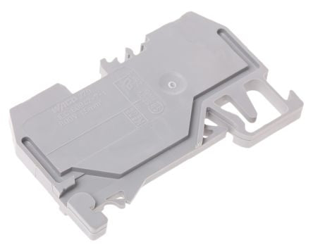 WAGO 279-901 279 Series Feed Through Terminal Block Grey, 1.5mm², 1-Level, Cage Clamp