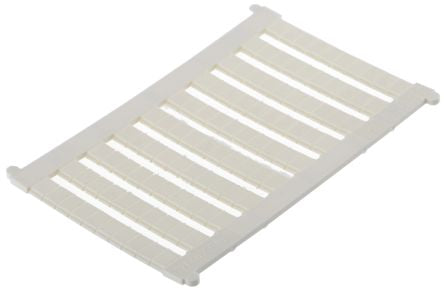 Phoenix Contact, ZBFM 4/WH:UNBEDRUCKT Polyamide Marker Card for use with Terminal Block