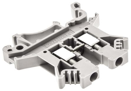 Phoenix Contact 3003347 UK 2.5 N Series Feed Through Terminal Block Grey, 0.2mm², 2.5 mm², 1-Level, Screw, ATEX