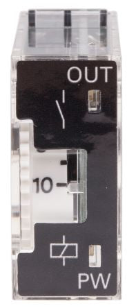 Omron H3RN Series Panel Timer Relay, 2-Contact, 12 to 24 V dc 24V ac, 0.1 min to 10 h, Multifunction-Function, SPDT