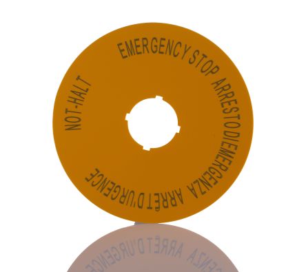 Eaton Legend Plate for Use with M22 Series Modular Push Buttons
