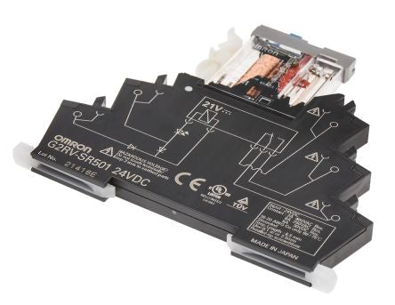 Omron DIN Rail Power Relay, 24V dc Coil, 6A Switching Current, SPDT