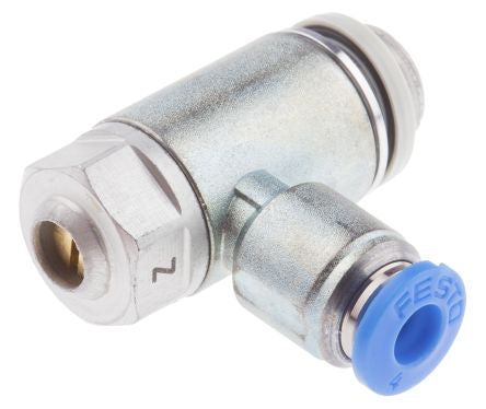 Festo GRLZ Series Flow Controller Flow Regulator, 193157 ISO 1179-1 and ISO 228-1 ISO 1179-1 and ISO 228-1