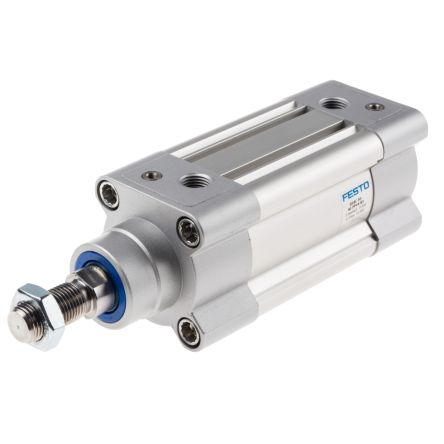 Festo Pneumatic Piston Rod Cylinder - 1366949 50 mm Bore, 40 mm DSBC Series, Double Acting Acting