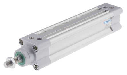 Festo Pneumatic Piston Rod Cylinder - 1376427 32 mm Bore, 125 mm DSBC Series, Double Acting Acting