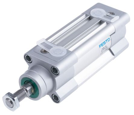 Festo Pneumatic Piston Rod Cylinder - 1376422 32 mm Bore, 25 mm DSBC Series, Double Acting Acting
