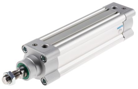 Festo Pneumatic Piston Rod Cylinder - 2098974 50 mm Bore, 150 mm DSBC Series, Double Acting Acting