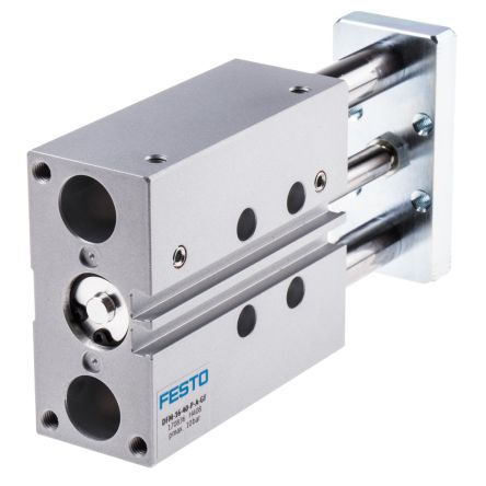 Festo Pneumatic Guided Cylinder - 170836 16 mm Bore, DFM Series, 40 mm Double Acting Acting