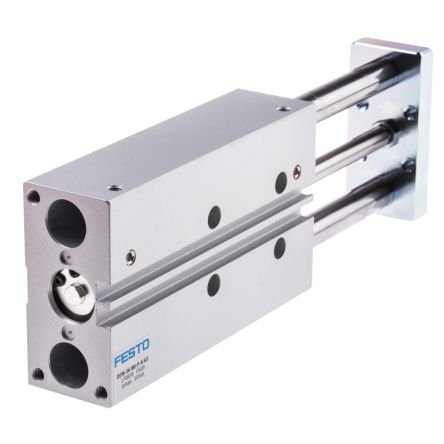 Festo Pneumatic Guided Cylinder - 170838 16 mm Bore, DFM Series, 80 mm Double Acting Acting