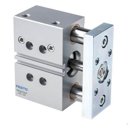 Festo Pneumatic Guided Cylinder - 170855 32 mm Bore, DFM Series, 25 mm Double Acting Acting