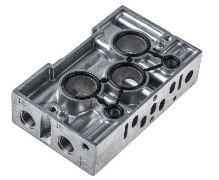 Festo NAW series 2 station G Sub-Base for use with VSPA Pneumatic Valves, Solenoid Valves, 161102