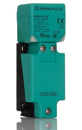 Pepperl + Fuchs NBB20-U1-UU Block Inductive Proximity Sensor, M20 x 1.5 2-Wire 300V ac 20 mm 253 V ac 300 V dc 500mA
