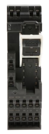 Omron P7SA 14 Way 24V dc DIN Rail Relay Socket, for use with G7SA Series Relay