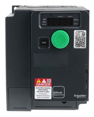 Schneider Electric Variable Speed Drive, 0.55 kW, 3 Phase, ATV320 Series 500V 1.9 A