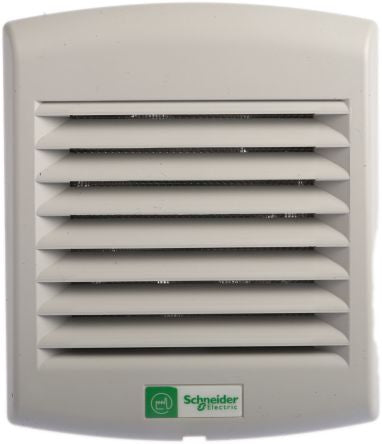 Schneider Electric ClimaSys Series Filter Fan, 250 V, 230V ac, AC, 39 m³/h Filtered, IP54, 137 mm, 117 mm x
