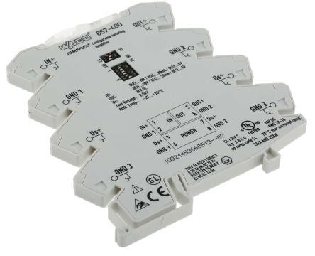 WAGO 857 Series Signal Conditioner, Current/Voltage Input, Current/Voltage Output, 24V dc Supply, IECEx/ATEX