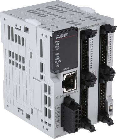 Mitsubishi Electric MELSEC iQ-F Series PLC CPU, Analogue Output, 32-Input, Analogue Input