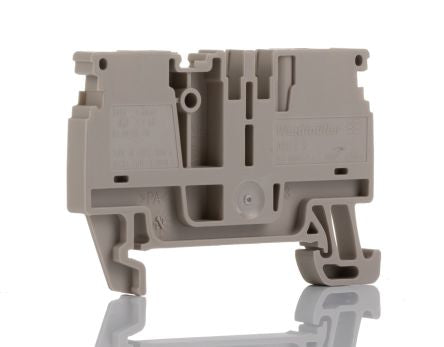 Weidmüller 1521850000 DIN Rail Terminal Block Beige, 2.5mm², 1-Level, Push-in, ATEX