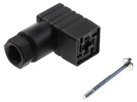 Hirschmann GDSN 207 2+E DIN 43650 C Solenoid Valve Connector Indicator Light, 250V ac/dc Voltage